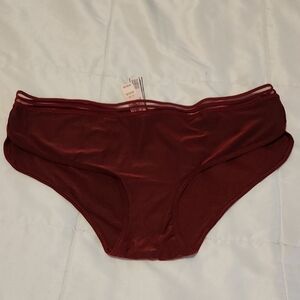 Victoria's Secret Maroon Hipster Panties